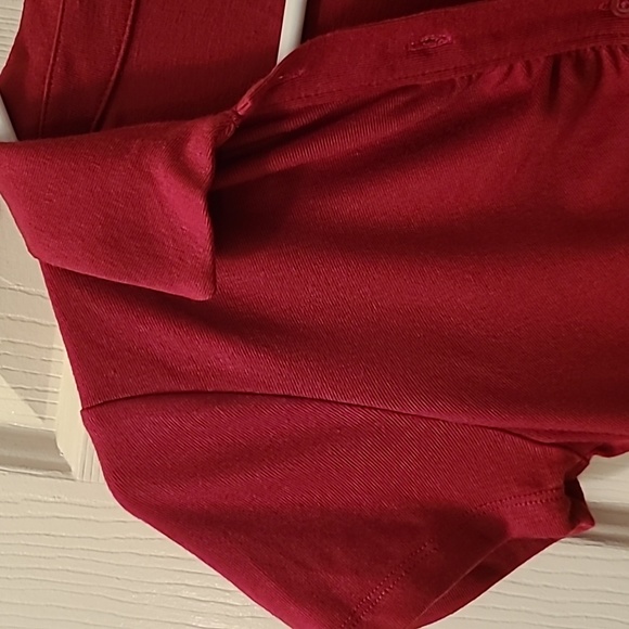 SO BRAND WOMEN'S JUNIOR SIZE SHORT SLEEVE POLO FRONT BUTTON RED DRESS SIZE XS - Picture 5 of 13